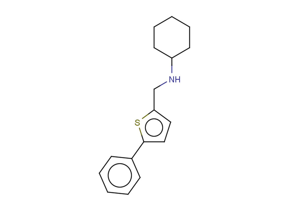 N-[(5-phenylthiophen-2-yl)methyl]cyclohexanamine
