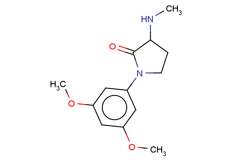 1-(3,5-dimethoxyphenyl)-3-(methylamino)pyrrolidin-2-one