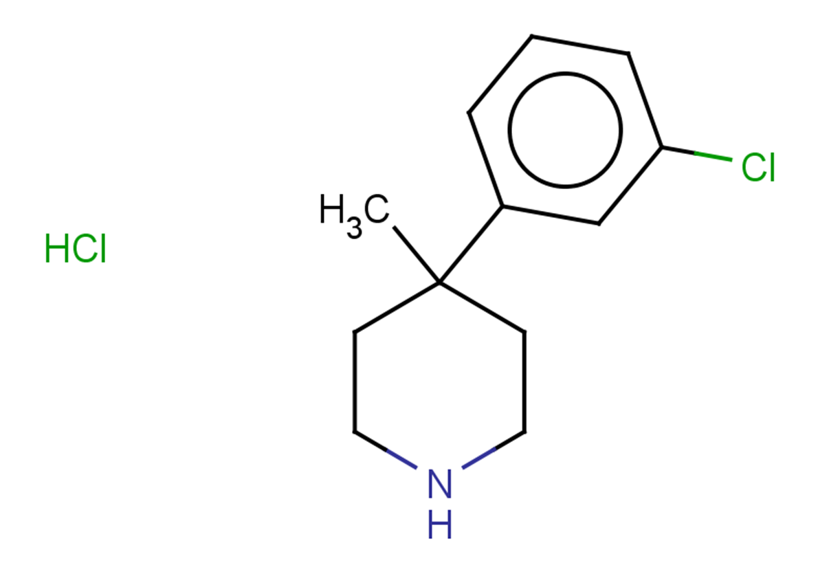 4-(3-chlorophenyl)-4-methylpiperidine hydrochloride