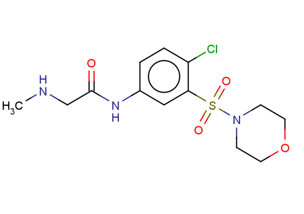 N-[4-chloro-3-(morpholine-4-sulfonyl)phenyl]-2-(methylamino)acetamide