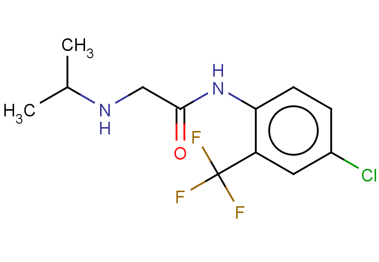 N-[4-chloro-2-(trifluoromethyl)phenyl]-2-[(propan-2-yl)amino]acetamide