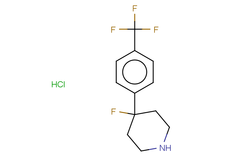 4-fluoro-4-[4-(trifluoromethyl)phenyl]piperidine hydrochloride