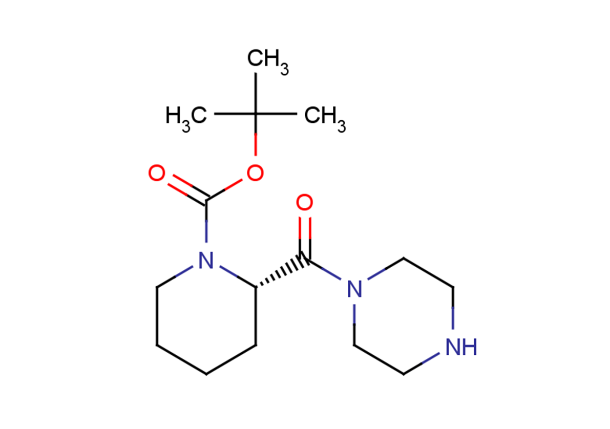 tert-butyl (2S)-2-(piperazine-1-carbonyl)piperidine-1-carboxylate