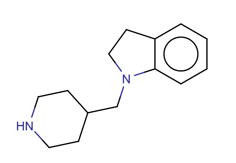 1-[(piperidin-4-yl)methyl]-2,3-dihydro-1H-indole