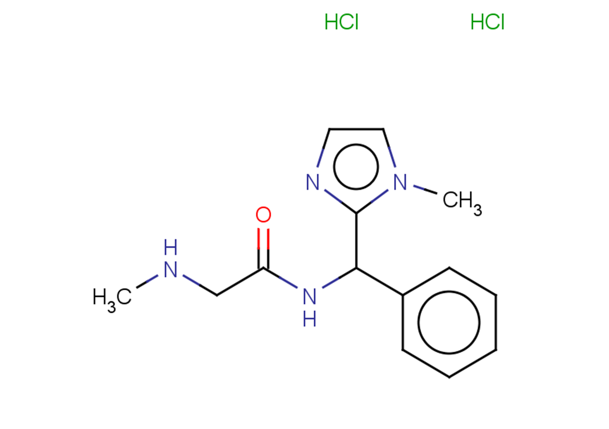 N-[(1-methyl-1H-imidazol-2-yl)(phenyl)methyl]-2-(methylamino)acetamide dihydrochloride