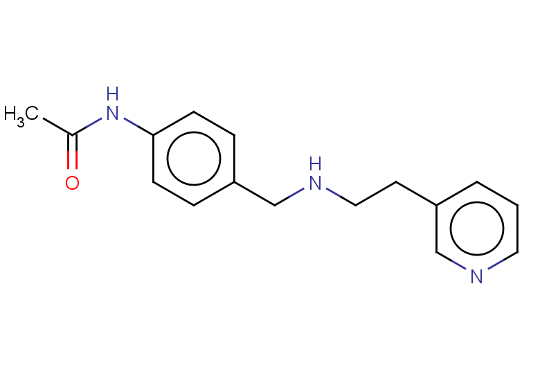 N-[4-({[2-(pyridin-3-yl)ethyl]amino}methyl)phenyl]acetamide
