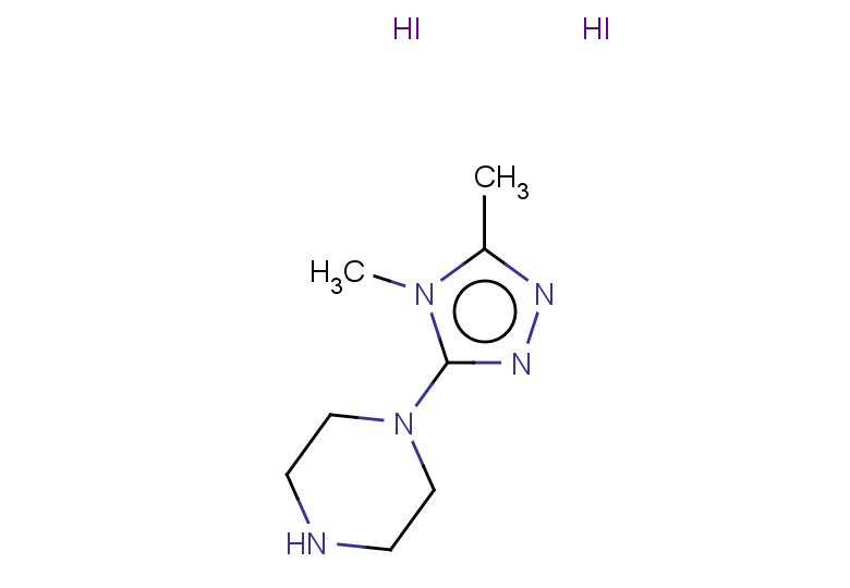 1-(dimethyl-4H-1,2,4-triazol-3-yl)piperazine dihydroiodide