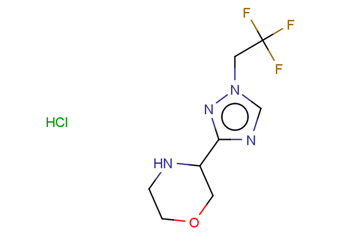 3-[1-(2,2,2-trifluoroethyl)-1H-1,2,4-triazol-3-yl]morpholine hydrochloride