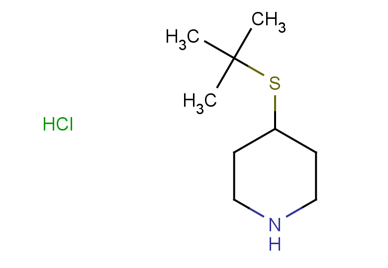 4-(tert-butylsulfanyl)piperidine hydrochloride