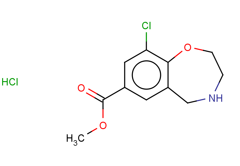 methyl 9-chloro-2,3,4,5-tetrahydro-1,4-benzoxazepine-7-carboxylate hydrochloride