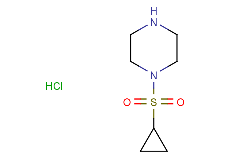 1-(cyclopropanesulfonyl)piperazine hydrochloride