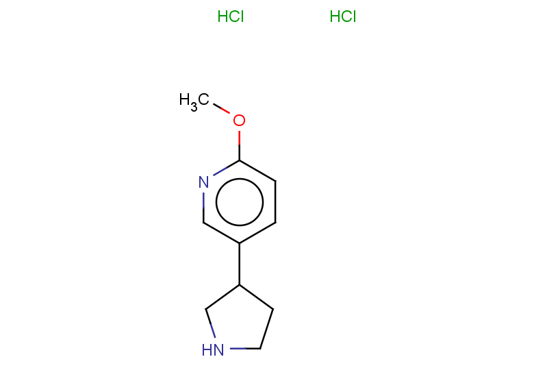 2-methoxy-5-(pyrrolidin-3-yl)pyridine dihydrochloride