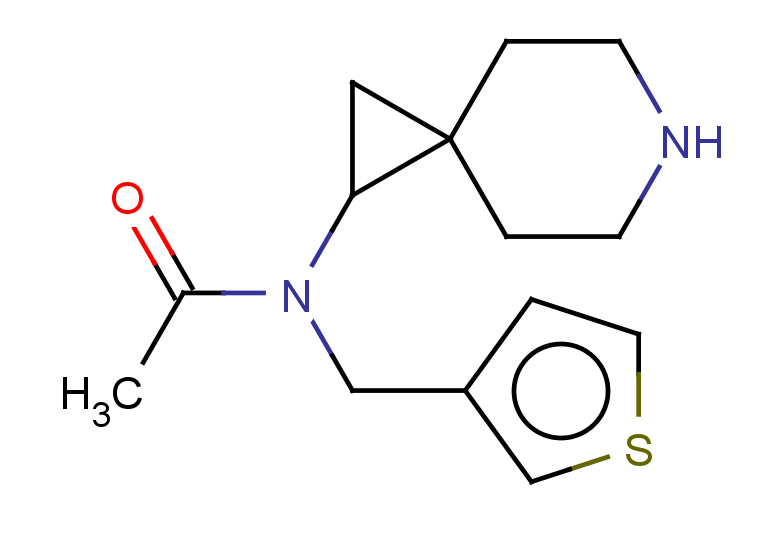 N-{6-azaspiro[2.5]octan-1-yl}-N-[(thiophen-3-yl)methyl]acetamide