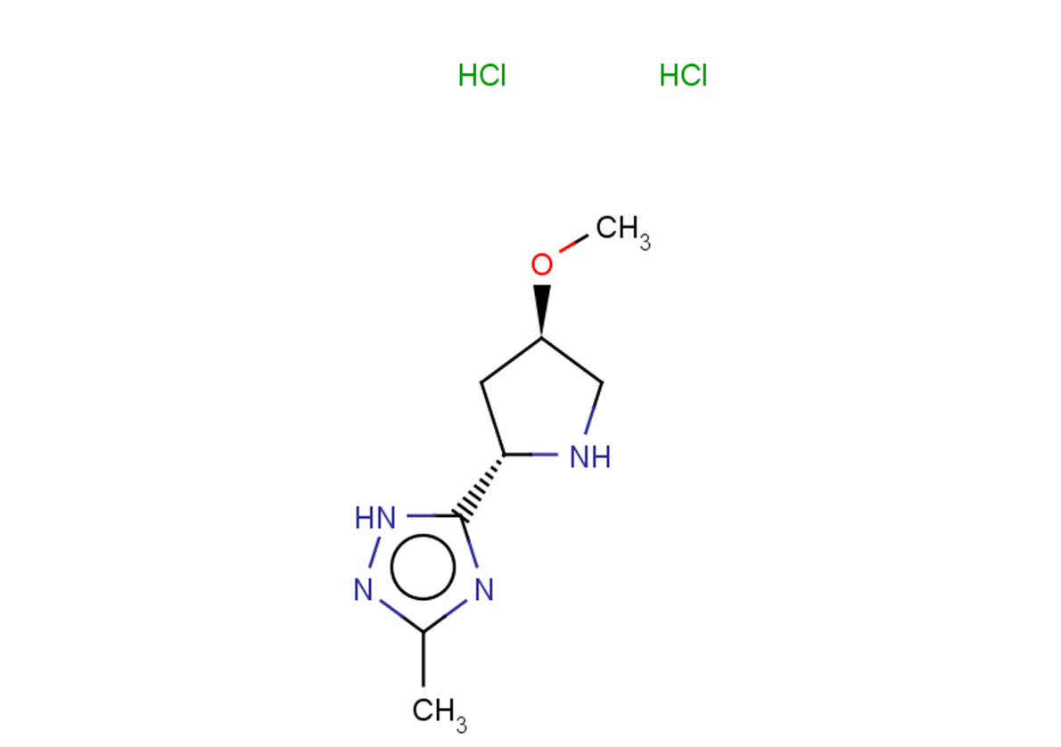 5-[(2S,4R)-4-methoxypyrrolidin-2-yl]-3-methyl-1H-1,2,4-triazole dihydrochloride