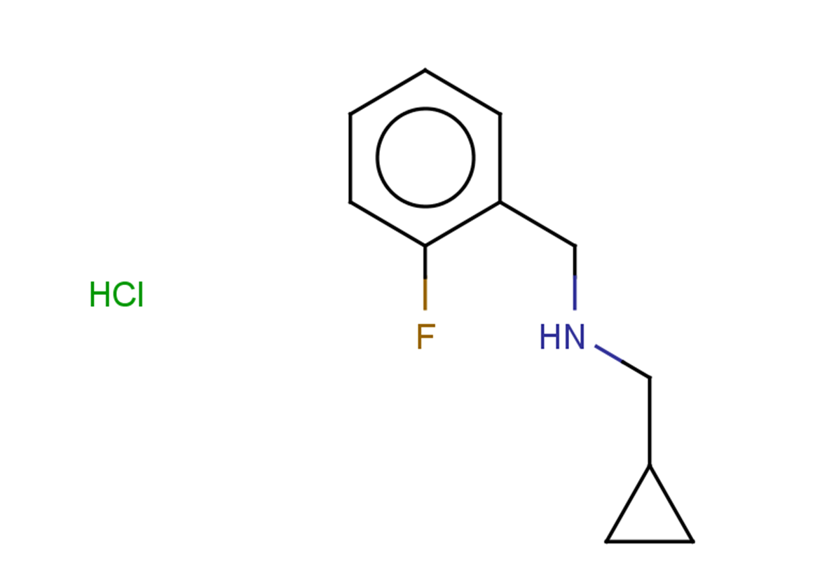 (cyclopropylmethyl)[(2-fluorophenyl)methyl]amine hydrochloride