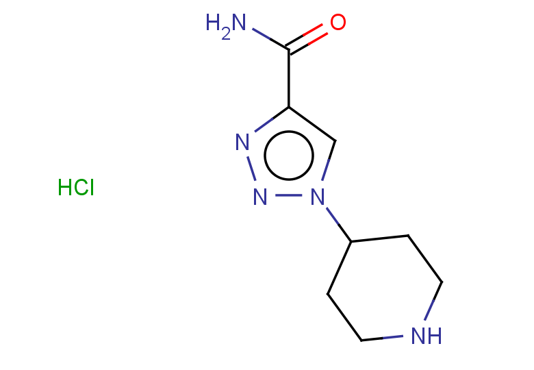 1-(piperidin-4-yl)-1H-1,2,3-triazole-4-carboxamide hydrochloride