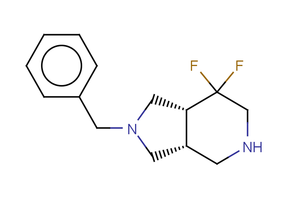 rac-(3aR,7aR)-2-benzyl-7,7-difluoro-octahydro-1H-pyrrolo[3,4-c]pyridine, cis