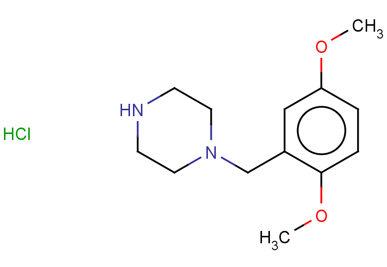 1-[(2,5-dimethoxyphenyl)methyl]piperazine hydrochloride