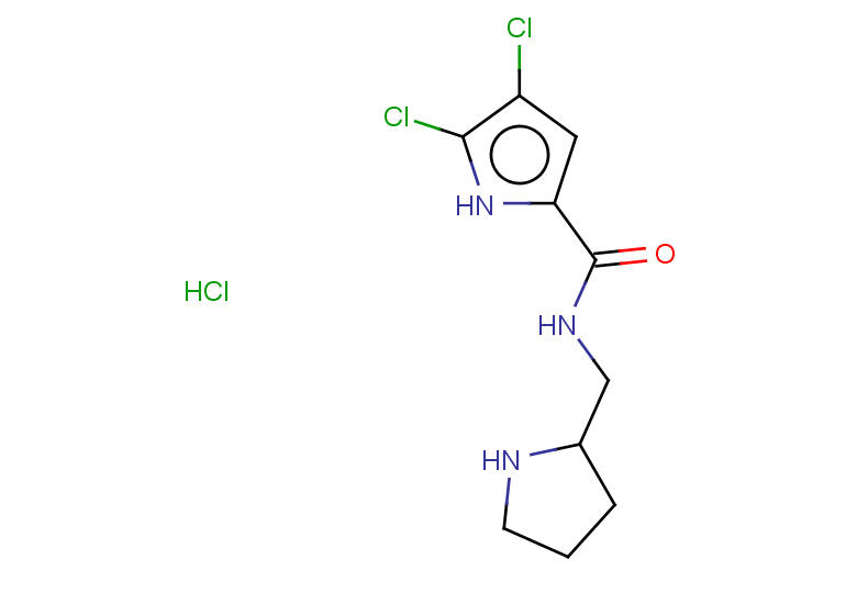 4,5-dichloro-N-[(pyrrolidin-2-yl)methyl]-1H-pyrrole-2-carboxamide hydrochloride