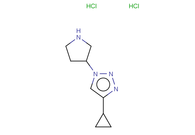 4-cyclopropyl-1-(pyrrolidin-3-yl)-1H-1,2,3-triazole dihydrochloride