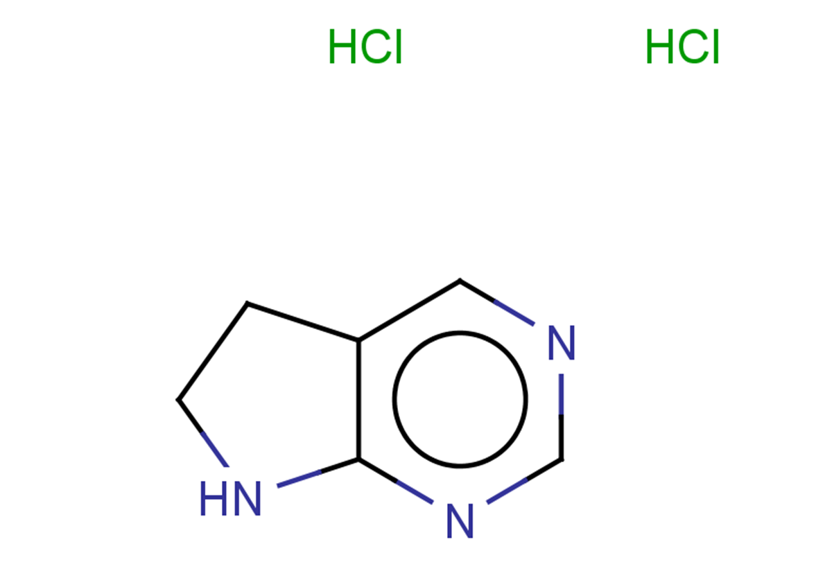 5H,6H,7H-pyrrolo[2,3-d]pyrimidine dihydrochloride