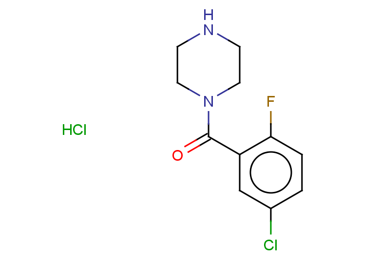 1-(5-chloro-2-fluorobenzoyl)piperazine hydrochloride