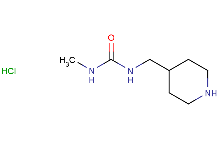 3-methyl-1-[(piperidin-4-yl)methyl]urea hydrochloride