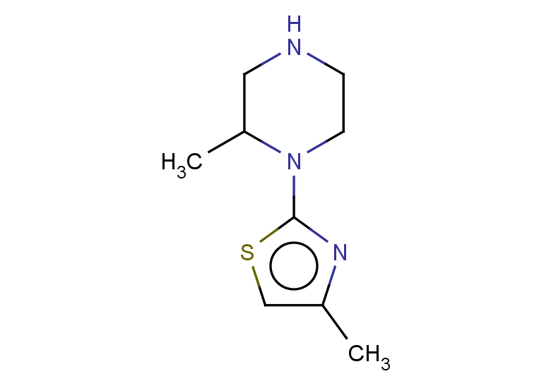 2-methyl-1-(4-methyl-1,3-thiazol-2-yl)piperazine