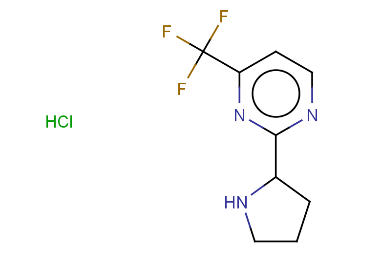 2-(pyrrolidin-2-yl)-4-(trifluoromethyl)pyrimidine hydrochloride