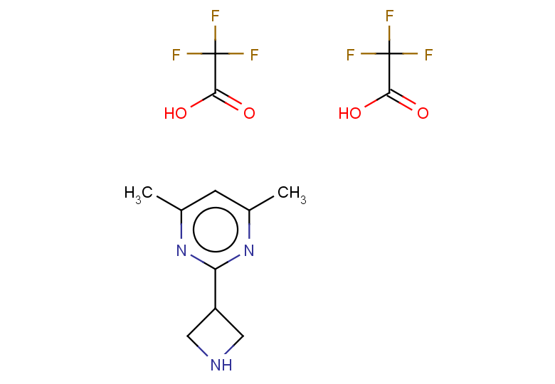 2-(azetidin-3-yl)-4,6-dimethylpyrimidine, bis(trifluoroacetic acid)
