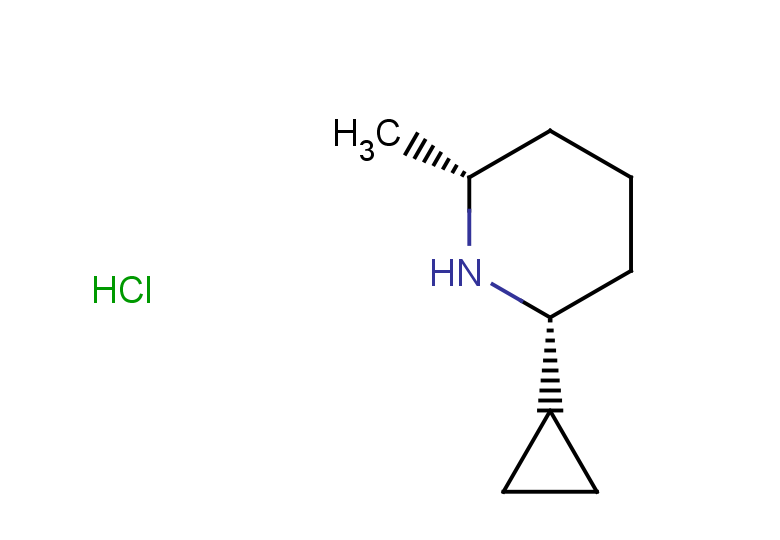 rac-(2R,6R)-2-cyclopropyl-6-methylpiperidine hydrochloride, cis