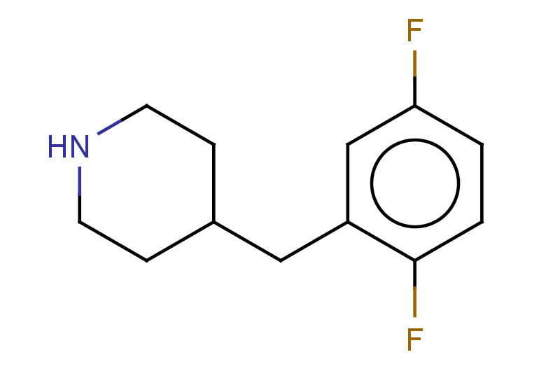4-[(2,5-difluorophenyl)methyl]piperidine
