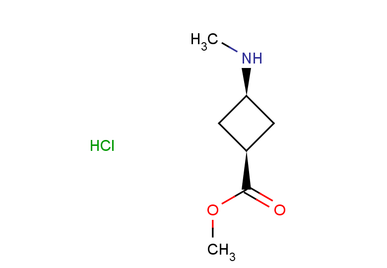 methyl (1s,3s)-3-(methylamino)cyclobutane-1-carboxylate hydrochloride, cis