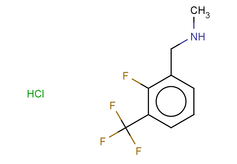 {[2-fluoro-3-(trifluoromethyl)phenyl]methyl}(methyl)amine hydrochloride