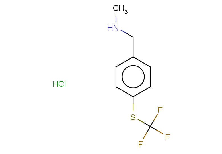 methyl({4-[(trifluoromethyl)sulfanyl]phenyl}methyl)amine hydrochloride
