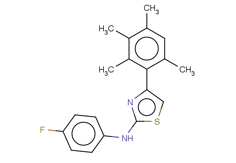 N-(4-fluorophenyl)-4-(2,3,4,6-tetramethylphenyl)-1,3-thiazol-2-amine