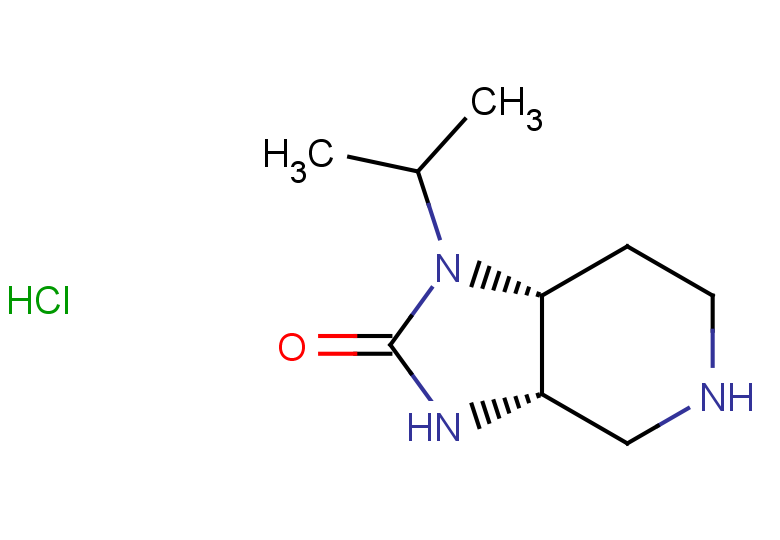rac-(3aR,7aS)-1-(propan-2-yl)-octahydro-1H-imidazolidino[4,5-c]pyridin-2-one hydrochloride, cis