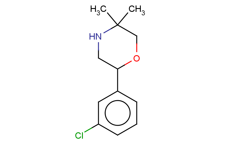 2-(3-chlorophenyl)-5,5-dimethylmorpholine