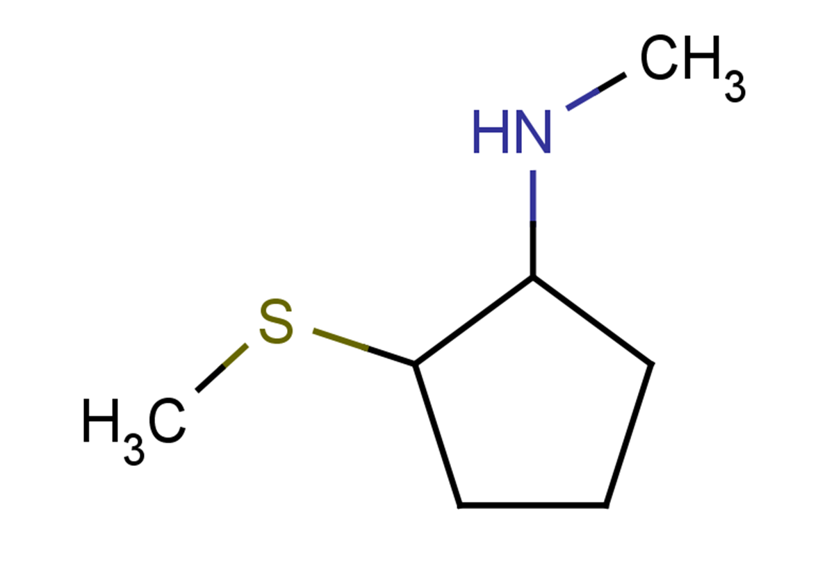 N-methyl-2-(methylsulfanyl)cyclopentan-1-amine, Mixture of diastereomers
