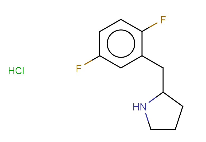 2-[(2,5-difluorophenyl)methyl]pyrrolidine hydrochloride