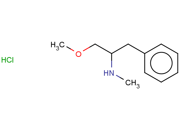 (1-methoxy-3-phenylpropan-2-yl)(methyl)amine hydrochloride
