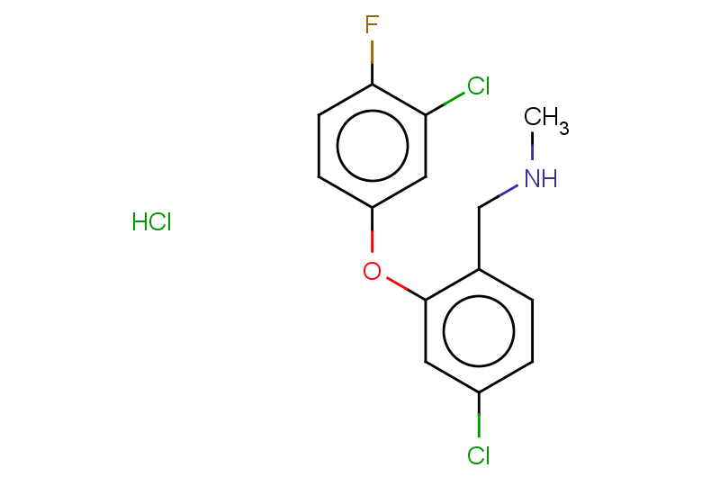 {[4-chloro-2-(3-chloro-4-fluorophenoxy)phenyl]methyl}(methyl)amine hydrochloride