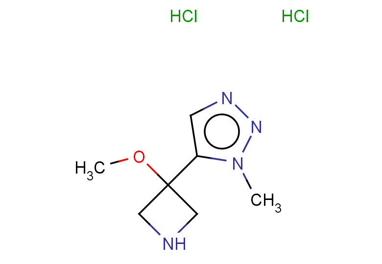 5-(3-methoxyazetidin-3-yl)-1-methyl-1H-1,2,3-triazole dihydrochloride