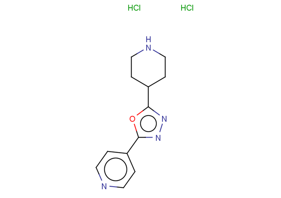 4-[5-(piperidin-4-yl)-1,3,4-oxadiazol-2-yl]pyridine dihydrochloride