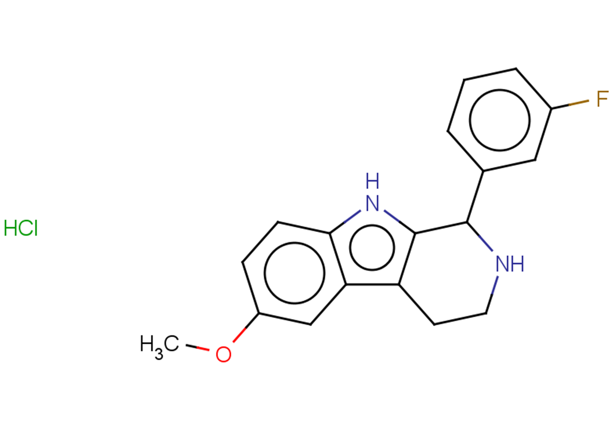 1-(3-fluorophenyl)-6-methoxy-1H,2H,3H,4H,9H-pyrido[3,4-b]indole hydrochloride
