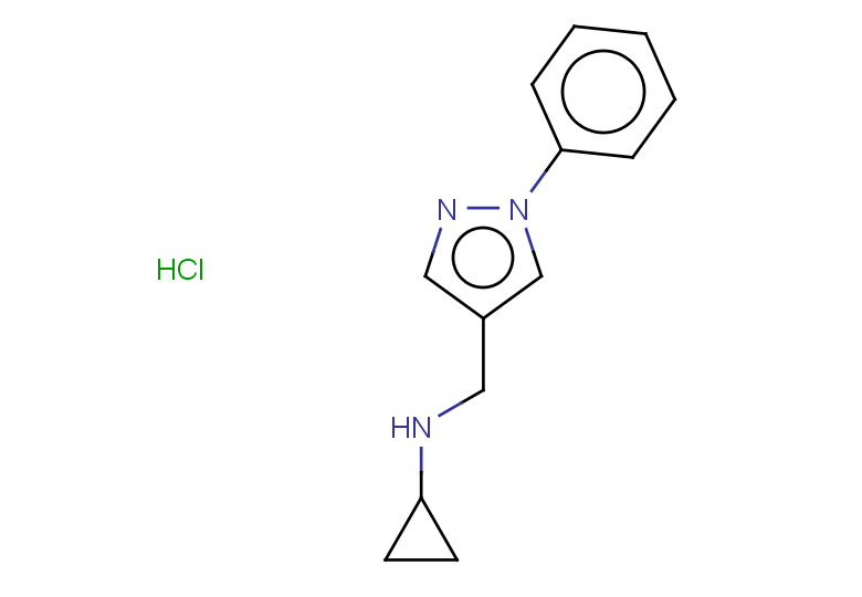 N-[(1-phenyl-1H-pyrazol-4-yl)methyl]cyclopropanamine hydrochloride
