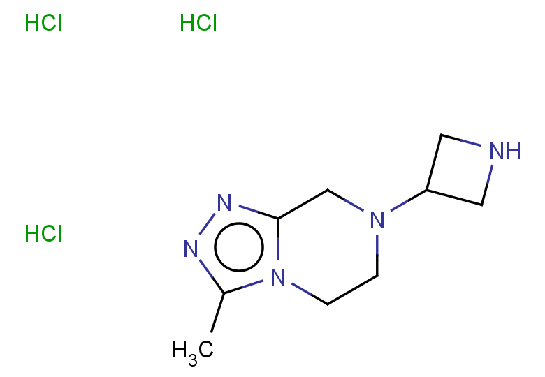 3-{3-methyl-5H,6H,7H,8H-[1,2,4]triazolo[4,3-a]pyrazin-7-yl}azetidine trihydrochloride