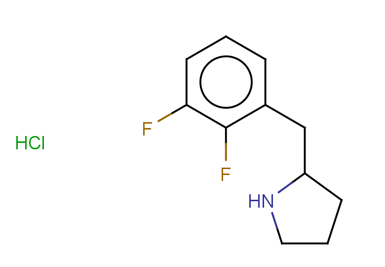 2-[(2,3-difluorophenyl)methyl]pyrrolidine hydrochloride