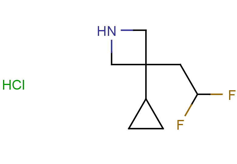 3-cyclopropyl-3-(2,2-difluoroethyl)azetidine hydrochloride