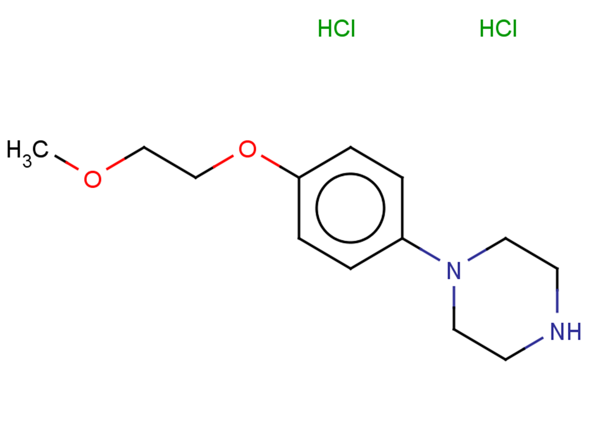 1-[4-(2-methoxyethoxy)phenyl]piperazine dihydrochloride
